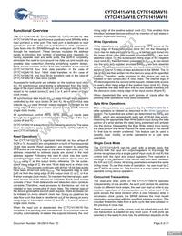 CY7C1426AV18-250BZC Datasheet Page 8