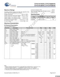 CY7C1426AV18-250BZC Datasheet Page 20
