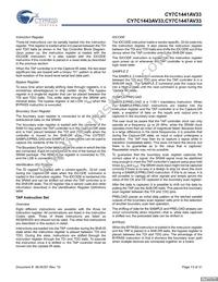 CY7C1441AV33-133AXCT Datasheet Page 13