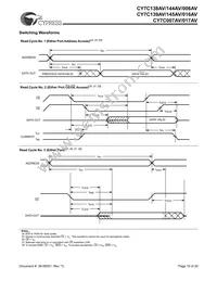 CY7C144AV-25JXC Datasheet Page 10