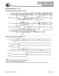 CY7C144AV-25JXC Datasheet Page 12