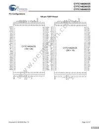 CY7C1464AV25-167BGC Datasheet Page 3