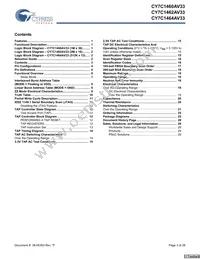CY7C1464AV33-167BGI Datasheet Page 3