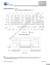 CY7C1470V33-167BZXI Datasheet Page 23