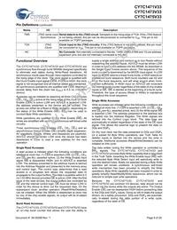 CY7C1471V33-117AXC Datasheet Page 9