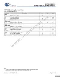 CY7C1474BV25-200BGIT Datasheet Page 15