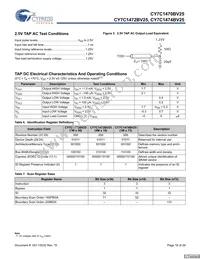 CY7C1474BV25-200BGIT Datasheet Page 16