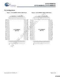 CY7C1480BV33-167BZI Datasheet Page 4