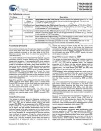 CY7C1480V25-200BZC Datasheet Page 8