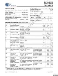 CY7C1480V25-200BZC Datasheet Page 19