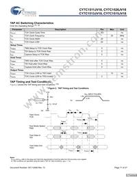 CY7C1513JV18-300BZC Datasheet Page 17