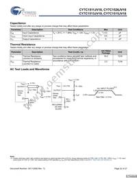 CY7C1513JV18-300BZC Datasheet Page 22