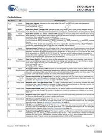 CY7C1514AV18-250BZI Datasheet Page 4