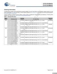 CY7C1514AV18-250BZI Datasheet Page 22