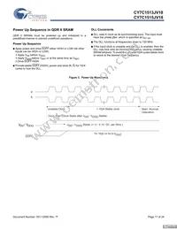 CY7C1515JV18-167BZI Datasheet Page 17