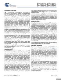 CY7C1515V18-250BZC Datasheet Page 8