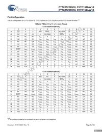 CY7C1523AV18-250BZC Datasheet Page 4