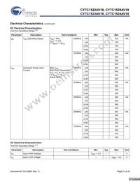 CY7C1523AV18-250BZC Datasheet Page 21