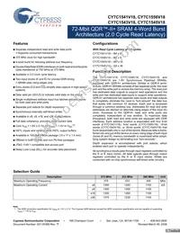 CY7C1545V18-375BZC Datasheet Cover