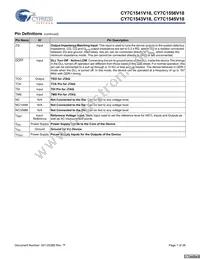 CY7C1545V18-375BZC Datasheet Page 7
