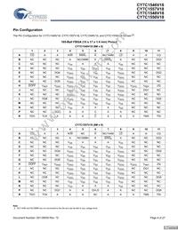 CY7C1550V18-375BZC Datasheet Page 4