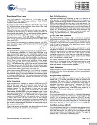 CY7C1550V18-375BZC Datasheet Page 8