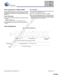 CY7C1550V18-375BZC Datasheet Page 19