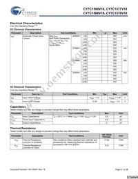 CY7C1570V18-375BZXC Datasheet Page 21