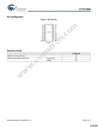 CY7C168A-20PXC Datasheet Page 3