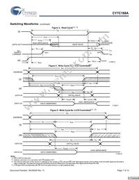 CY7C168A-20PXC Datasheet Page 7