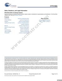 CY7C168A-20PXC Datasheet Page 12