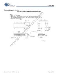 CY7C185-15VIT Datasheet Page 15