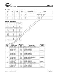 CY7C185-35SC Datasheet Page 8