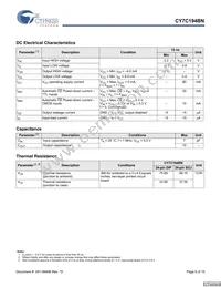 CY7C194BN-15PC Datasheet Page 6
