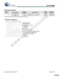 CY7C194BN-15PC Datasheet Page 11