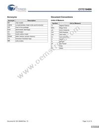 CY7C194BN-15PC Datasheet Page 13