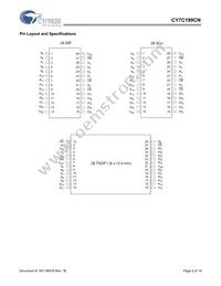 CY7C199CN-12VXAT Datasheet Page 2