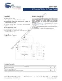 CY7C199CNL-15VXIT Datasheet Cover