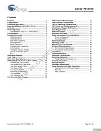 CY7C21701KV18-400BZXC Datasheet Page 3