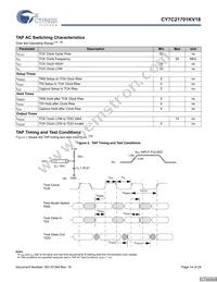 CY7C21701KV18-400BZXC Datasheet Page 14