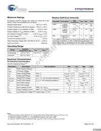 CY7C21701KV18-400BZXC Datasheet Page 18