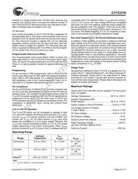 CY7C375I-125AC Datasheet Page 5