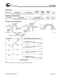 CY7C375I-125AC Datasheet Page 7