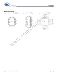 CY7C421-20JXI Datasheet Page 4