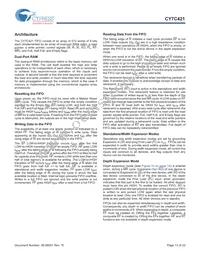 CY7C421-20JXI Datasheet Page 13