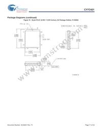 CY7C421-20JXI Datasheet Page 17