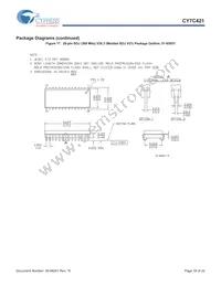 CY7C421-20JXI Datasheet Page 18