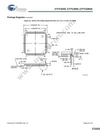 CY7C4255-15AXC Datasheet Page 22