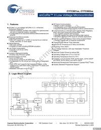 CY7C60223-PXC Datasheet Cover