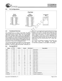 CY7C63101A-QXC Datasheet Page 2